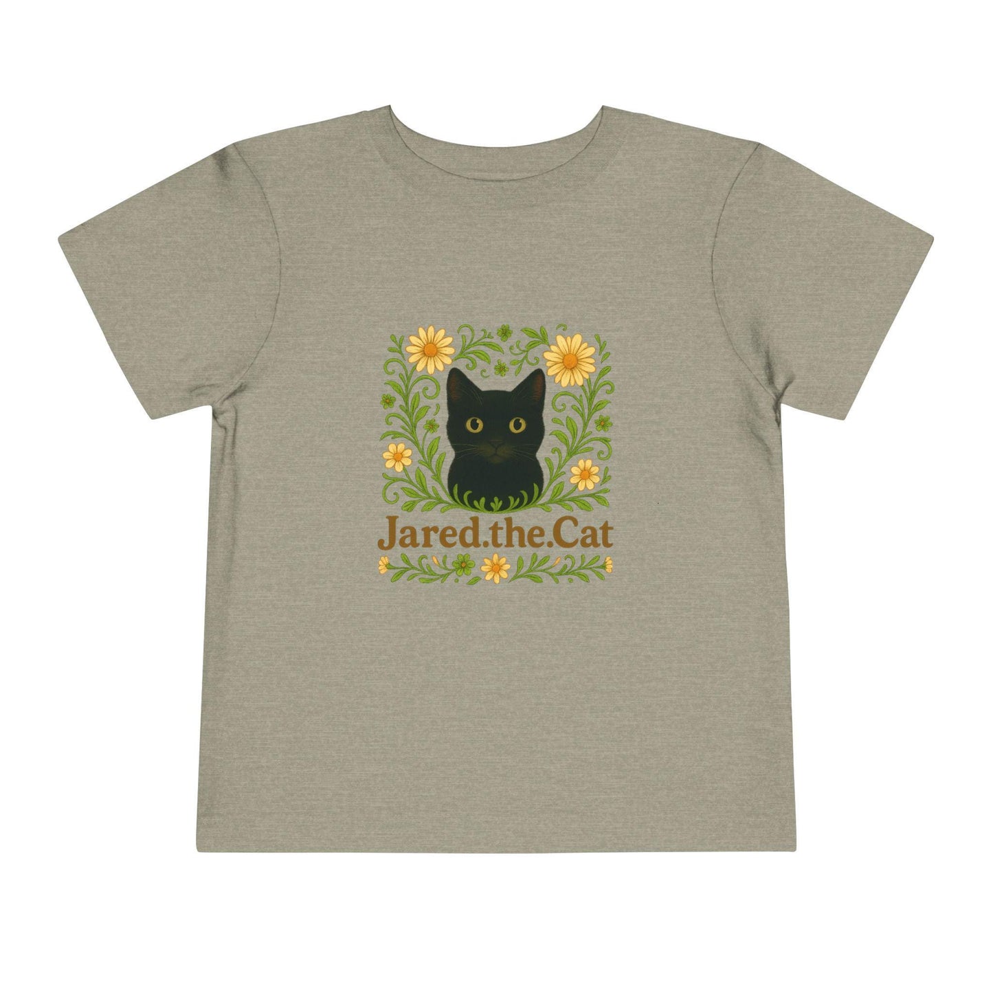 Toddler Cat Tee, Cute Kids Shirt, Jared.the.Cat Tee, Gift for Cat Lovers, Adorable Toddler Apparel, Child's Birthday Outfit