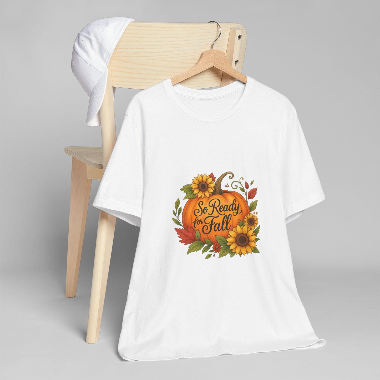 Fall Pumpkin T-Shirt: Unisex Autumn Style Tee