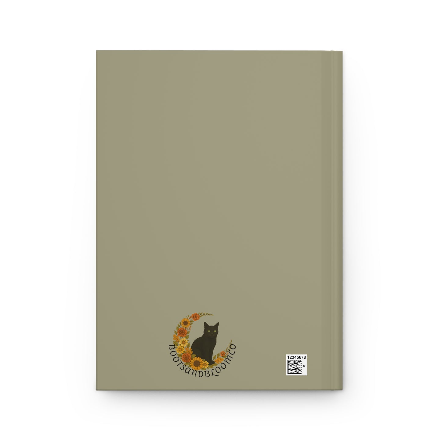 Floral Cat Hardcover Journal