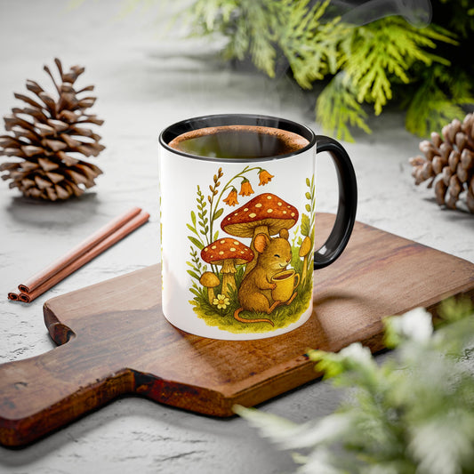 Cozy Mushroom Cottagecore Mug Cute Woodland Mug for Nature Lovers