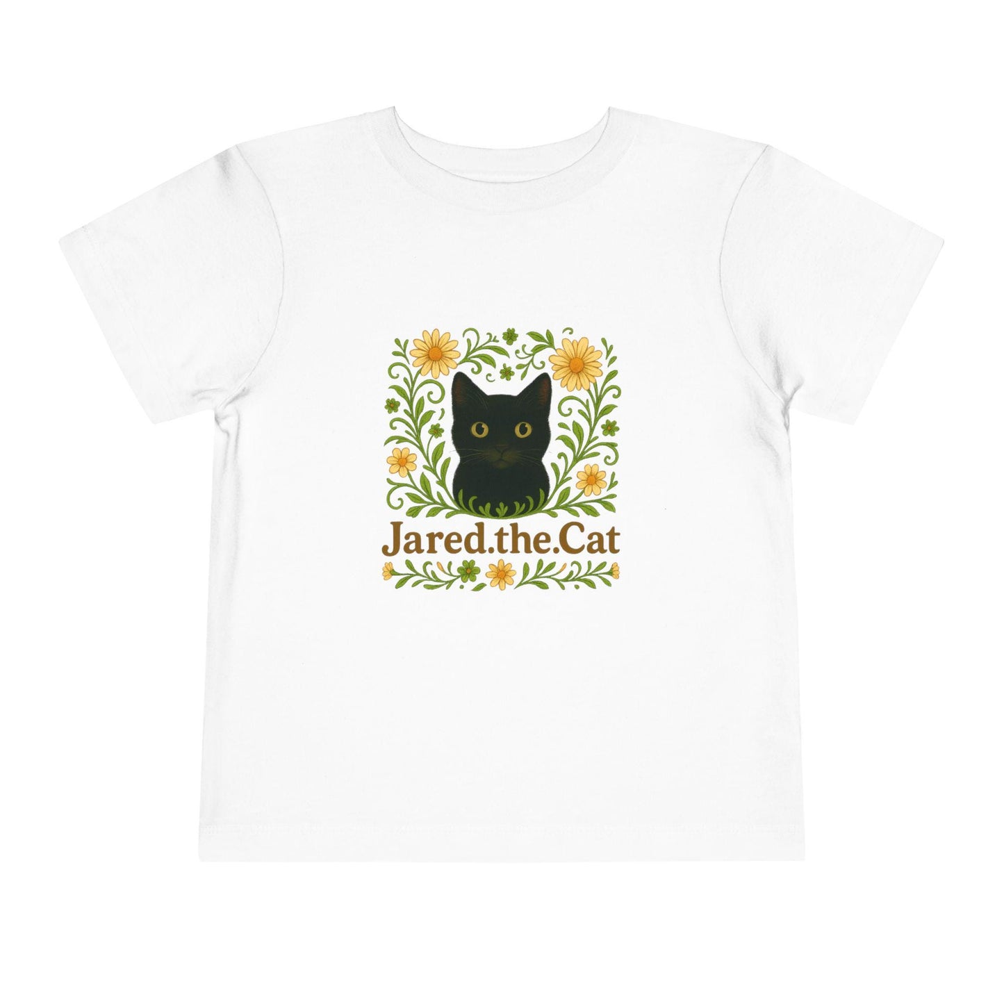 Toddler Cat Tee, Cute Kids Shirt, Jared.the.Cat Tee, Gift for Cat Lovers, Adorable Toddler Apparel, Child's Birthday Outfit