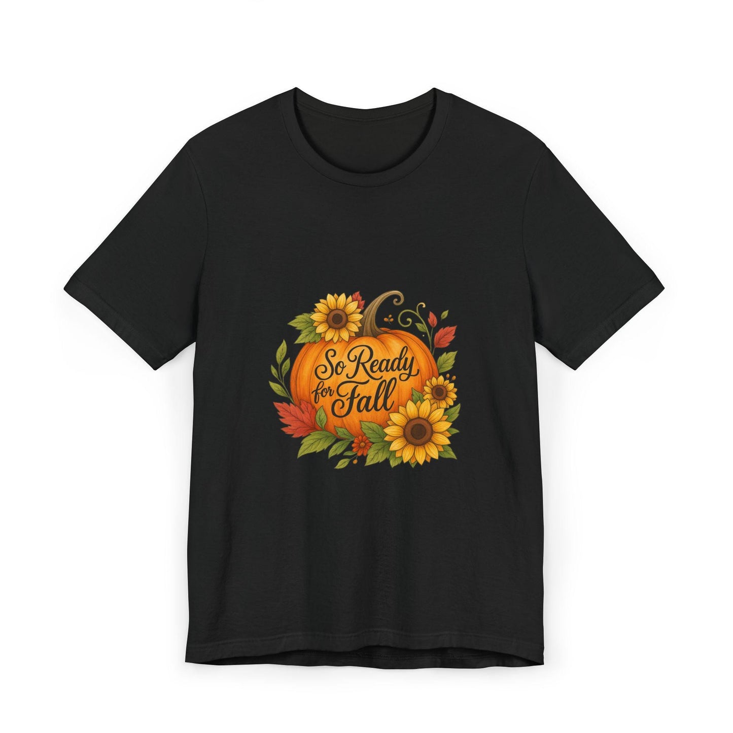 Fall Pumpkin T-Shirt: Unisex Autumn Style Tee