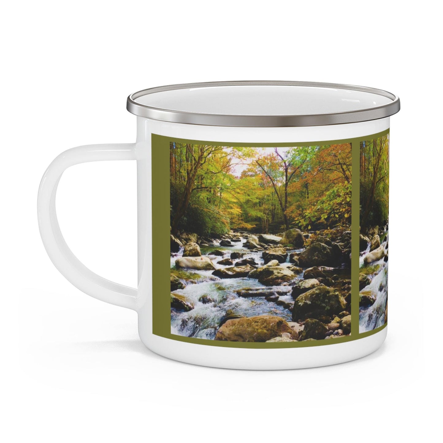 Enamel Camping Mug: Outdoor Adventure, Hiking, Eco-Friendly Gift