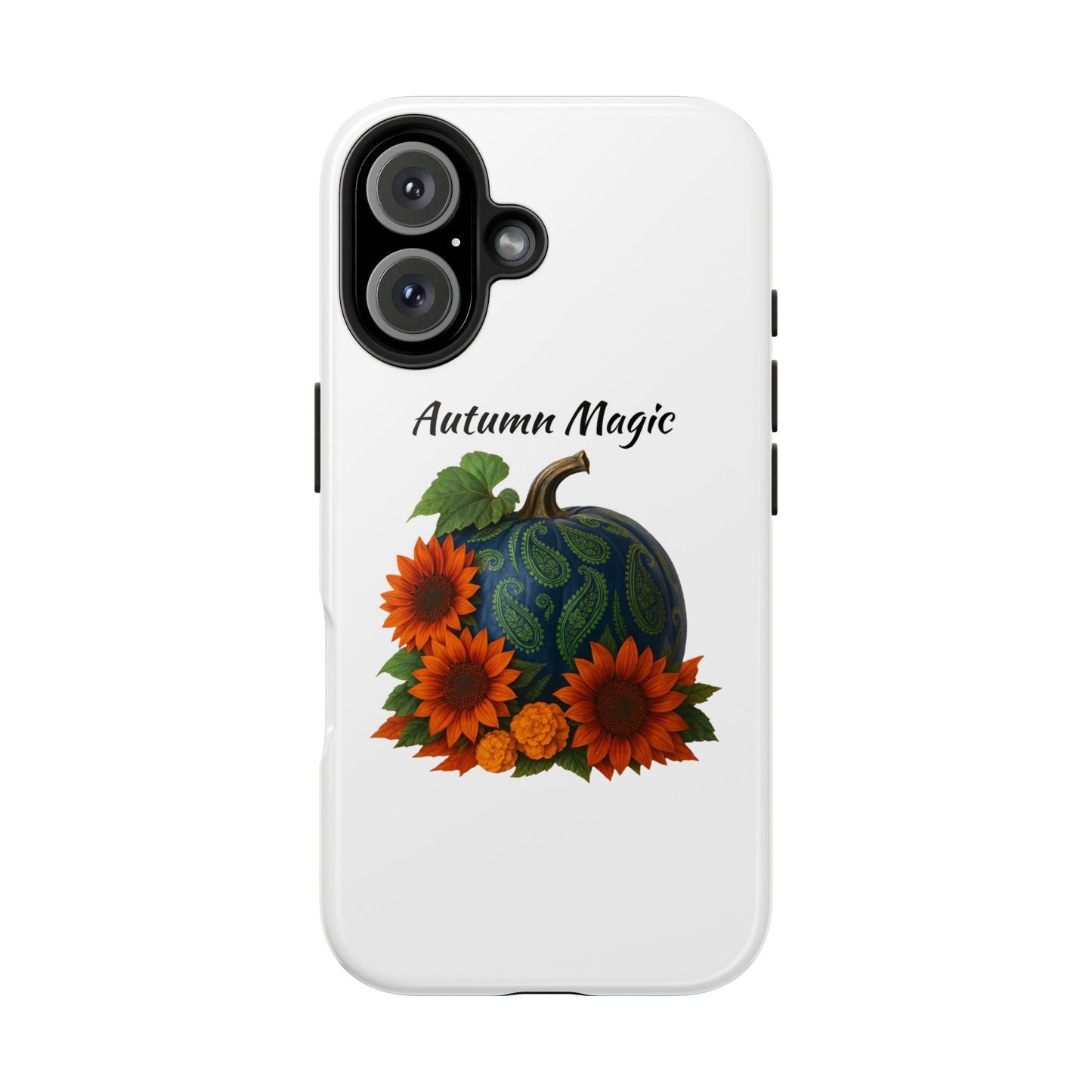 Autumn Floral Phone Case: Lexan Plastic, Shock Absorbent