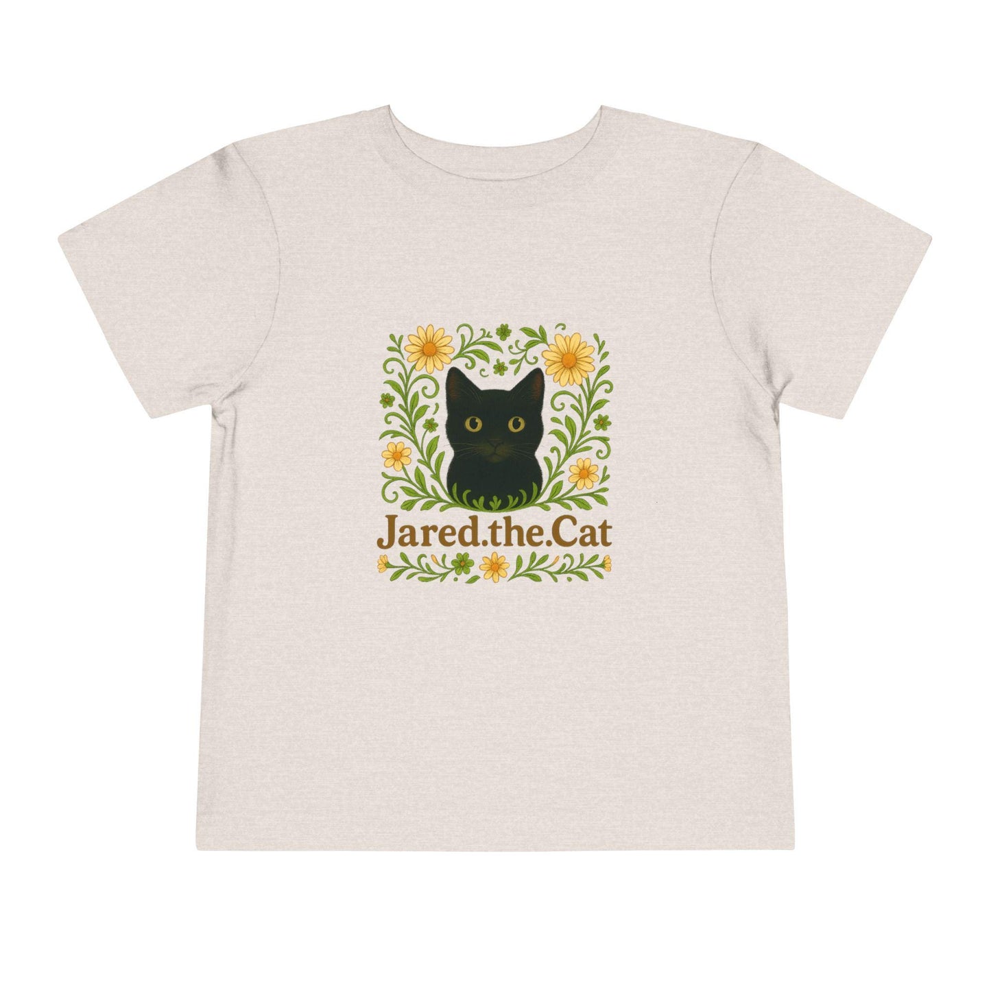 Toddler Cat Tee, Cute Kids Shirt, Jared.the.Cat Tee, Gift for Cat Lovers, Adorable Toddler Apparel, Child's Birthday Outfit