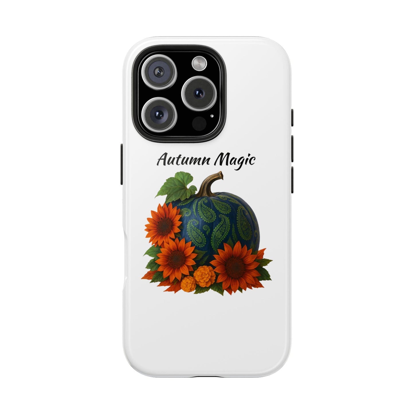 Autumn Floral Phone Case: Lexan Plastic, Shock Absorbent