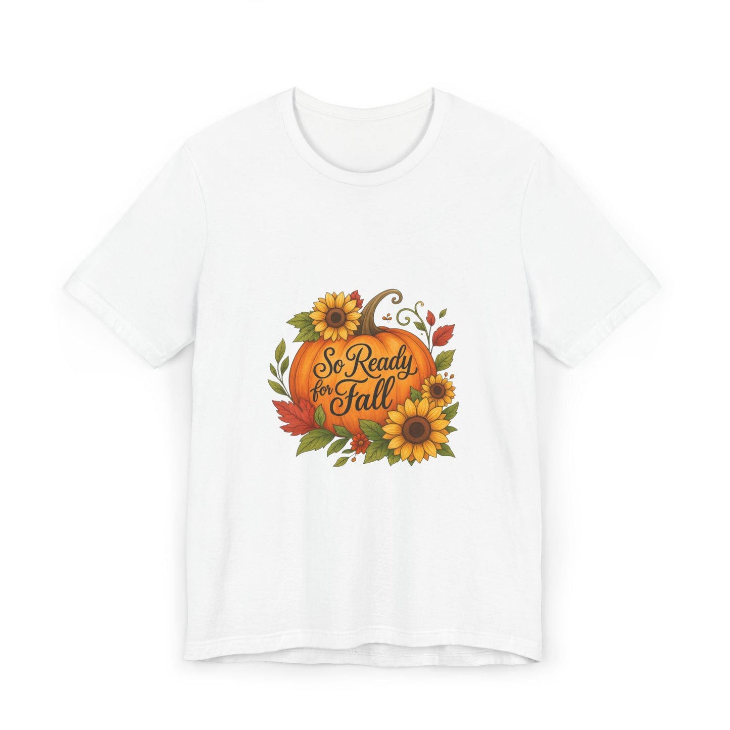 Fall Pumpkin T-Shirt: Unisex Autumn Style Tee