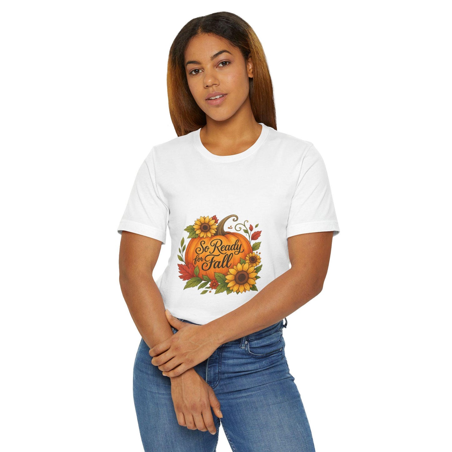 Fall Pumpkin T-Shirt: Unisex Autumn Style Tee