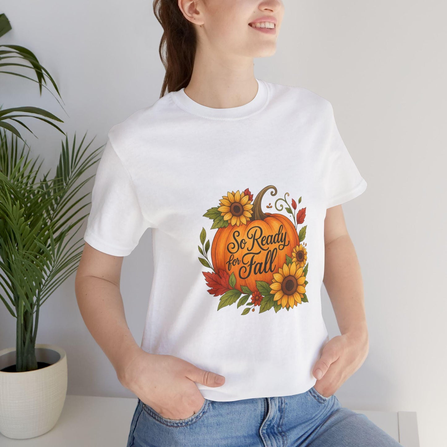 Fall Pumpkin T-Shirt: Unisex Autumn Style Tee