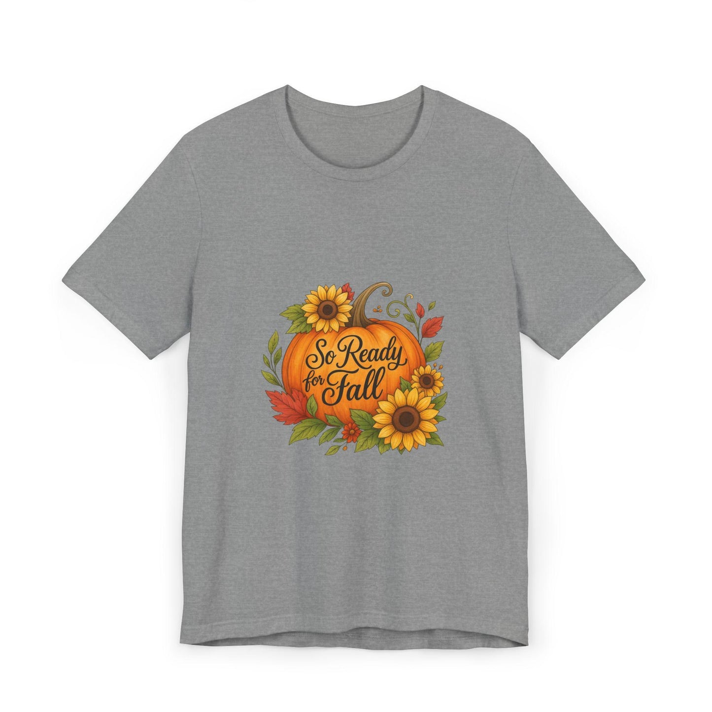 Fall Pumpkin T-Shirt: Unisex Autumn Style Tee