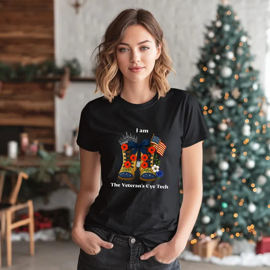 Veteran's Eye Tech Unisex Shirt Gift Idea Eye Health Support Staff that serve Veterans