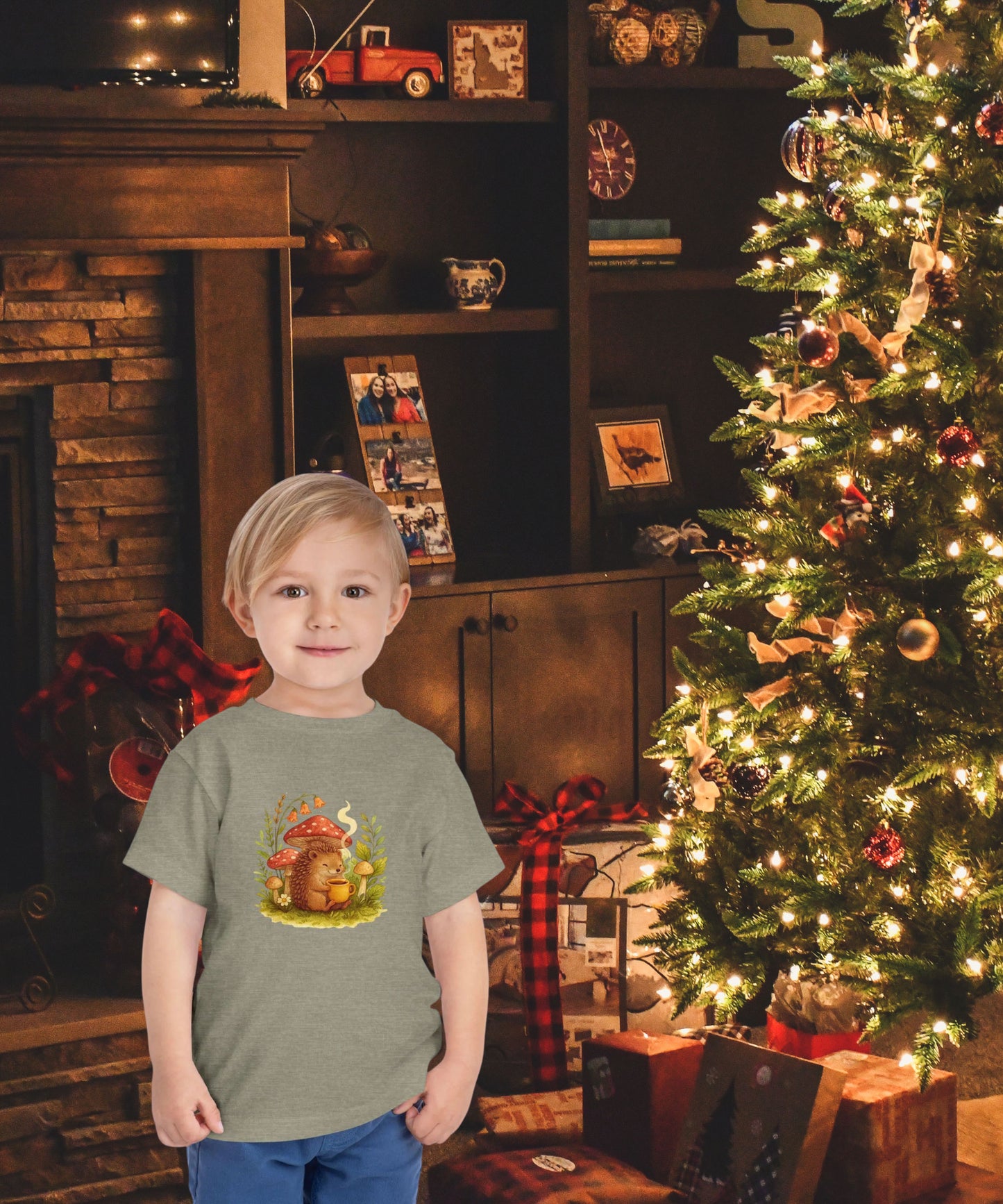 Hedgehog Soft Toddler Tee Woodland Animal Must Have Gift for Boys and Girls